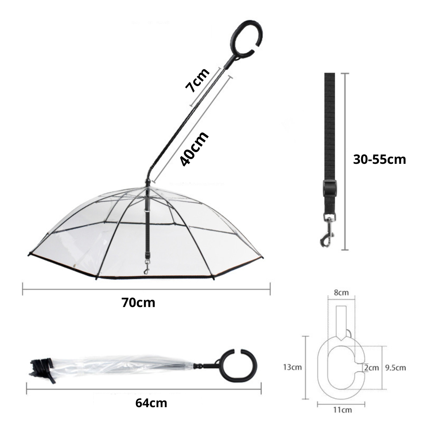 ペット用プロテクション傘