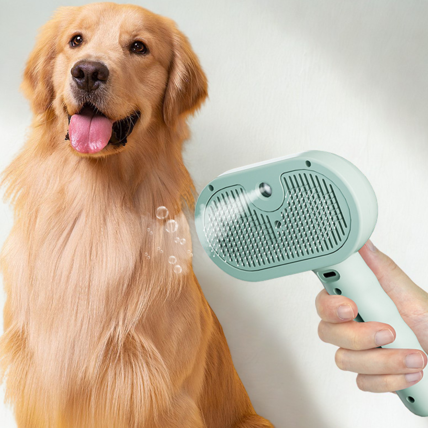 スプレー付きペットブラシ Pet Brush with Mist Spray