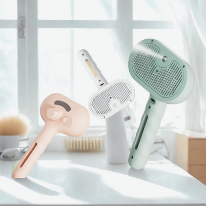 スプレー付きペットブラシ Pet Brush with Mist Spray