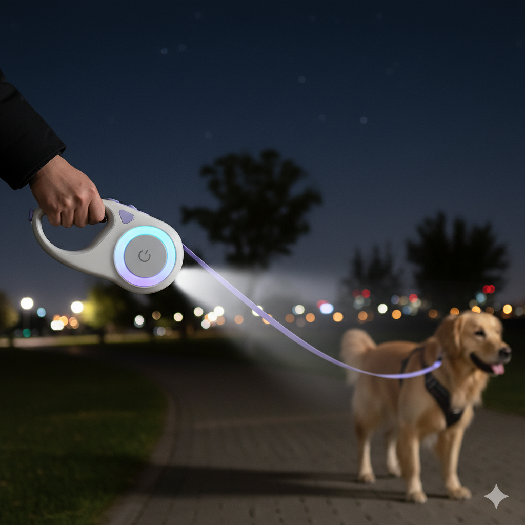 犬用リード・光るリードLED