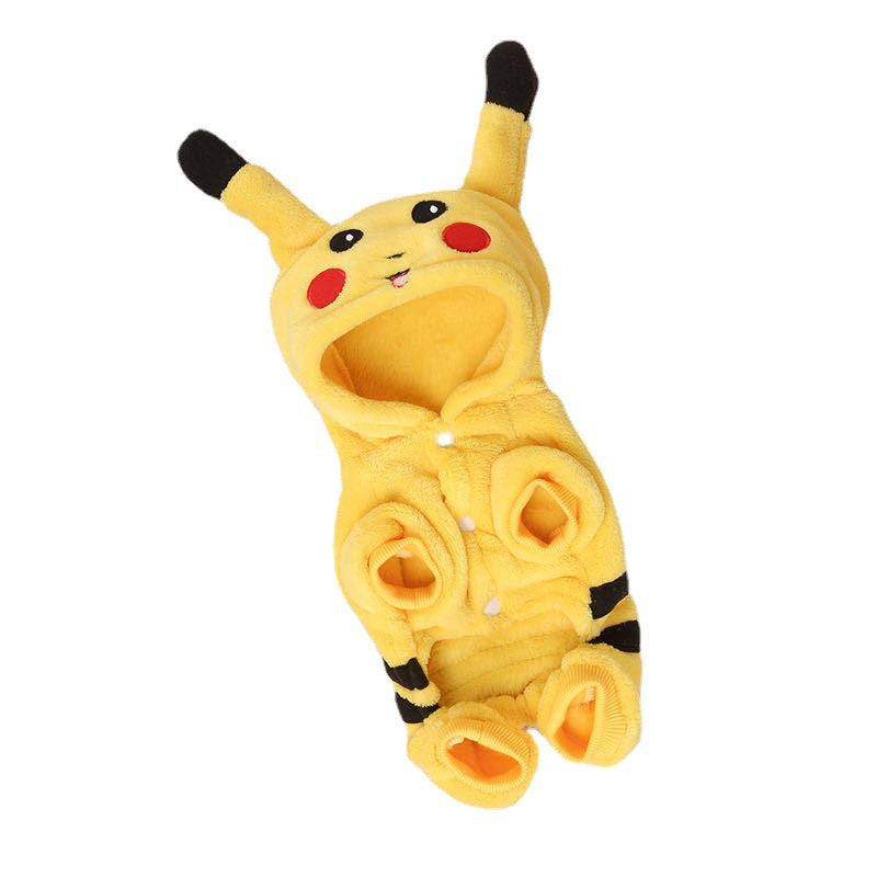 Pikachu Pet Clothes – Four-legged Clothes for Dogs and Cats