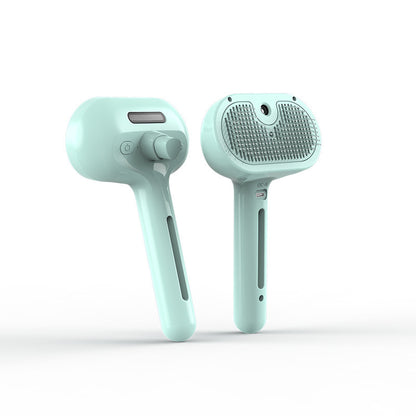 ✨ スプレー付き電動USBペットブラシ | Electric Pet Brush with Mist Spray