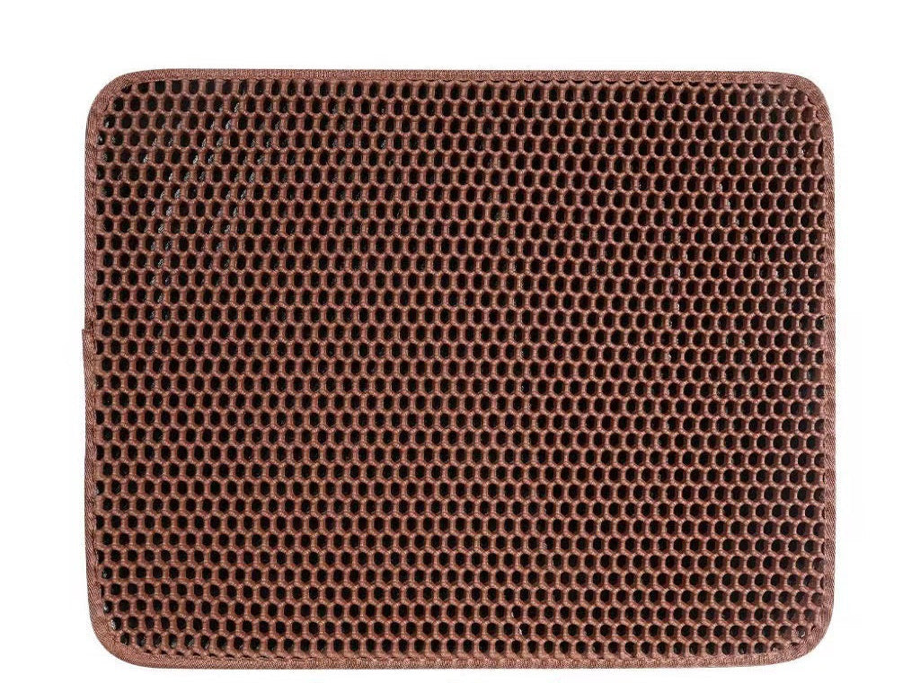 🐾 二重層構造 猫砂マット – お部屋を清潔に保つ究極のアイテム！🐱 猫砂マット 二重層 | Double Layer Cat Litter Mat