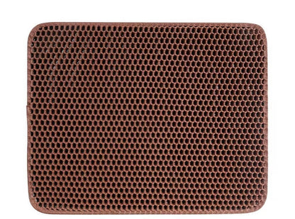 🐾 二重層構造 猫砂マット – お部屋を清潔に保つ究極のアイテム！🐱 猫砂マット 二重層 | Double Layer Cat Litter Mat