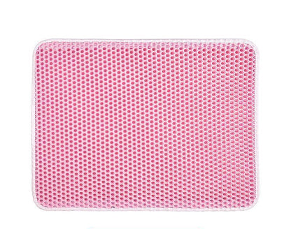 🐾 二重層構造 猫砂マット – お部屋を清潔に保つ究極のアイテム！🐱 猫砂マット 二重層 | Double Layer Cat Litter Mat