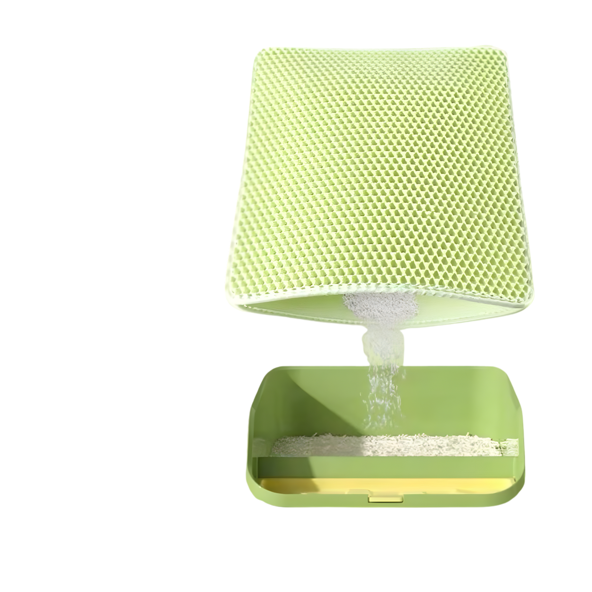 二重ろ過システム/ 防水・滑り止め付きでお掃除簡単