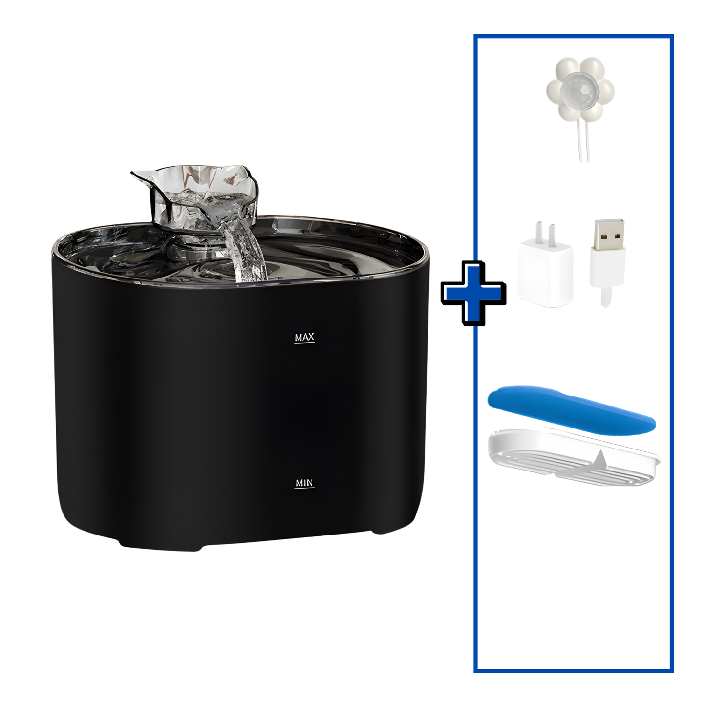 スマートペット給水器 — 清潔で新鮮なお水を毎日,  ペット給水器, 自動給水ボウル, 猫用給水器