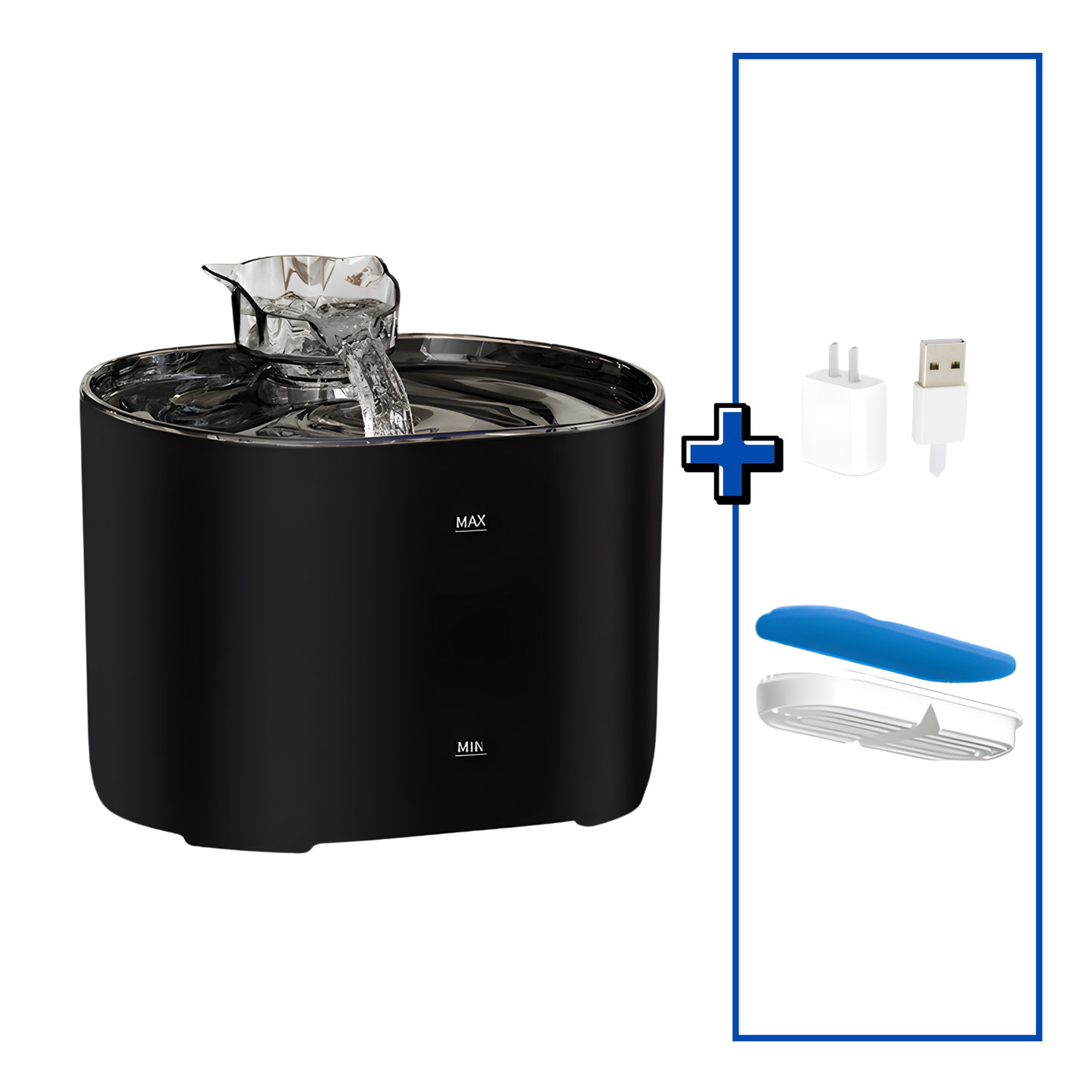 スマートペット給水器 — 清潔で新鮮なお水を毎日,  ペット給水器, 自動給水ボウル, 猫用給水器