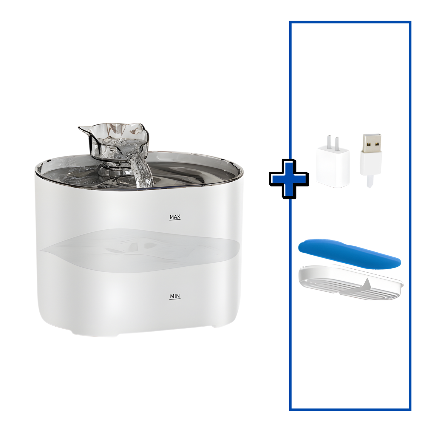 スマートペット給水器 — 清潔で新鮮なお水を毎日,  ペット給水器, 自動給水ボウル, 猫用給水器