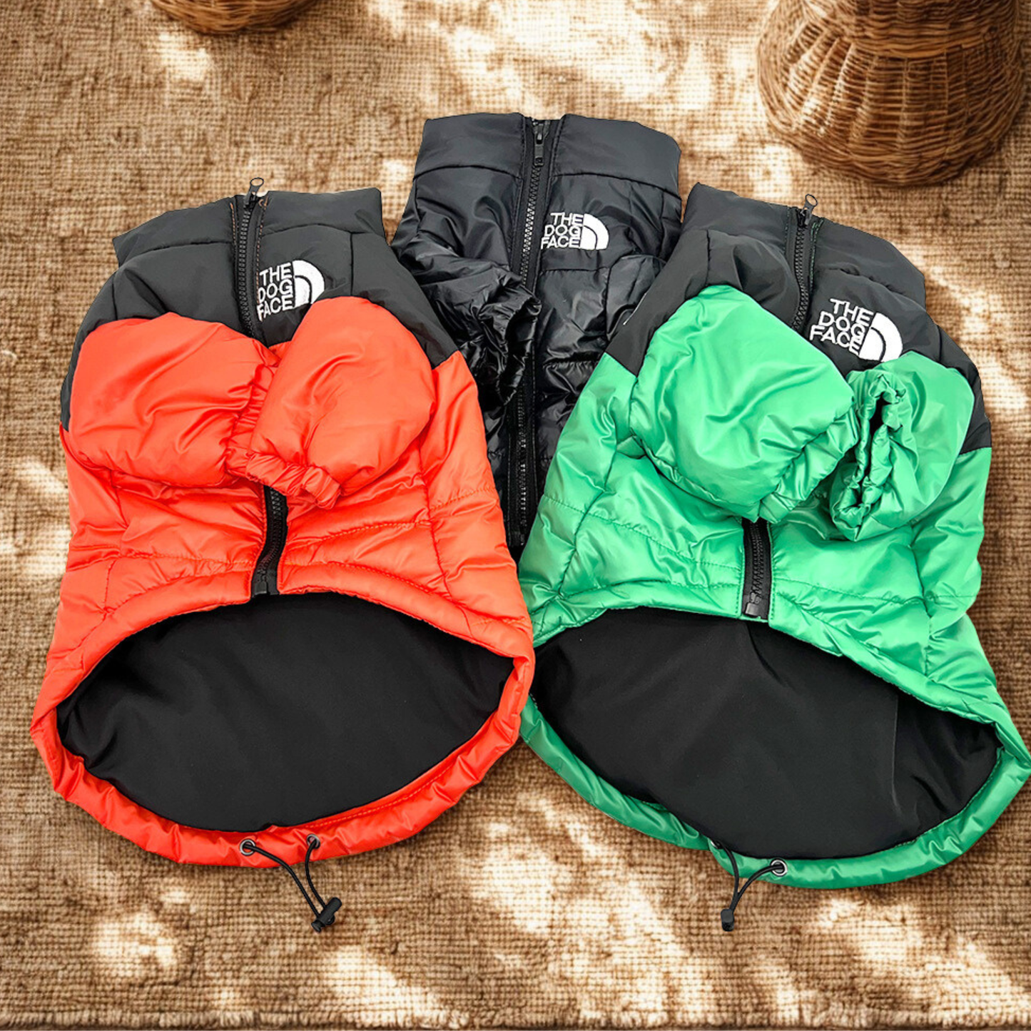 DOG FACE ペットジャケット – トレンド防寒コート・犬用ジャケット